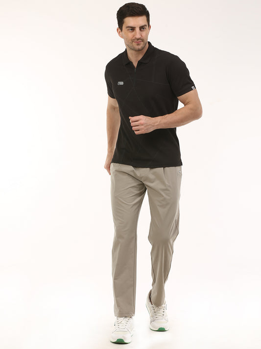 SL - 2605 Men’s Nylon Terry Straight Fit Trackpants