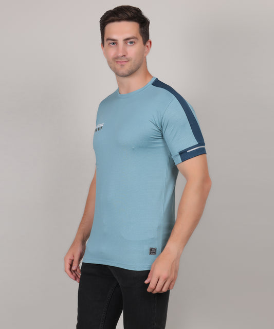 SELECT 5170 DRYFIT ROUND NECK TURQUOISE BLUE T-SHIRT