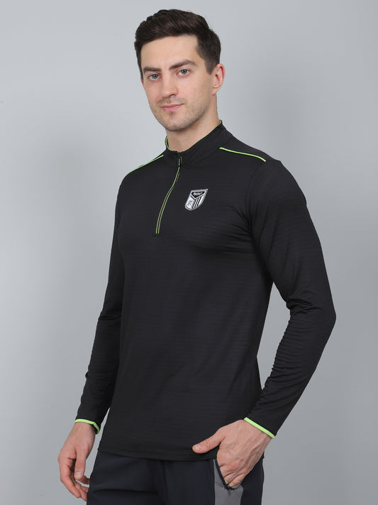 SELECT SP-181 DRYFIT ROUND NECK BLACK T-SHIRT