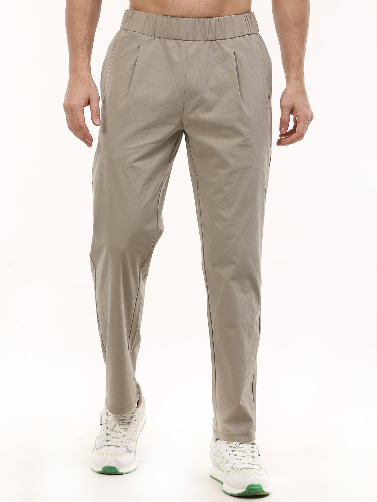 SL - 2605   Men’s Nylon Terry Straight Fit Trackpants