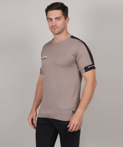 SELECT 5170 DRYFIT ROUND NECK  SILVER GREY T-SHIRT