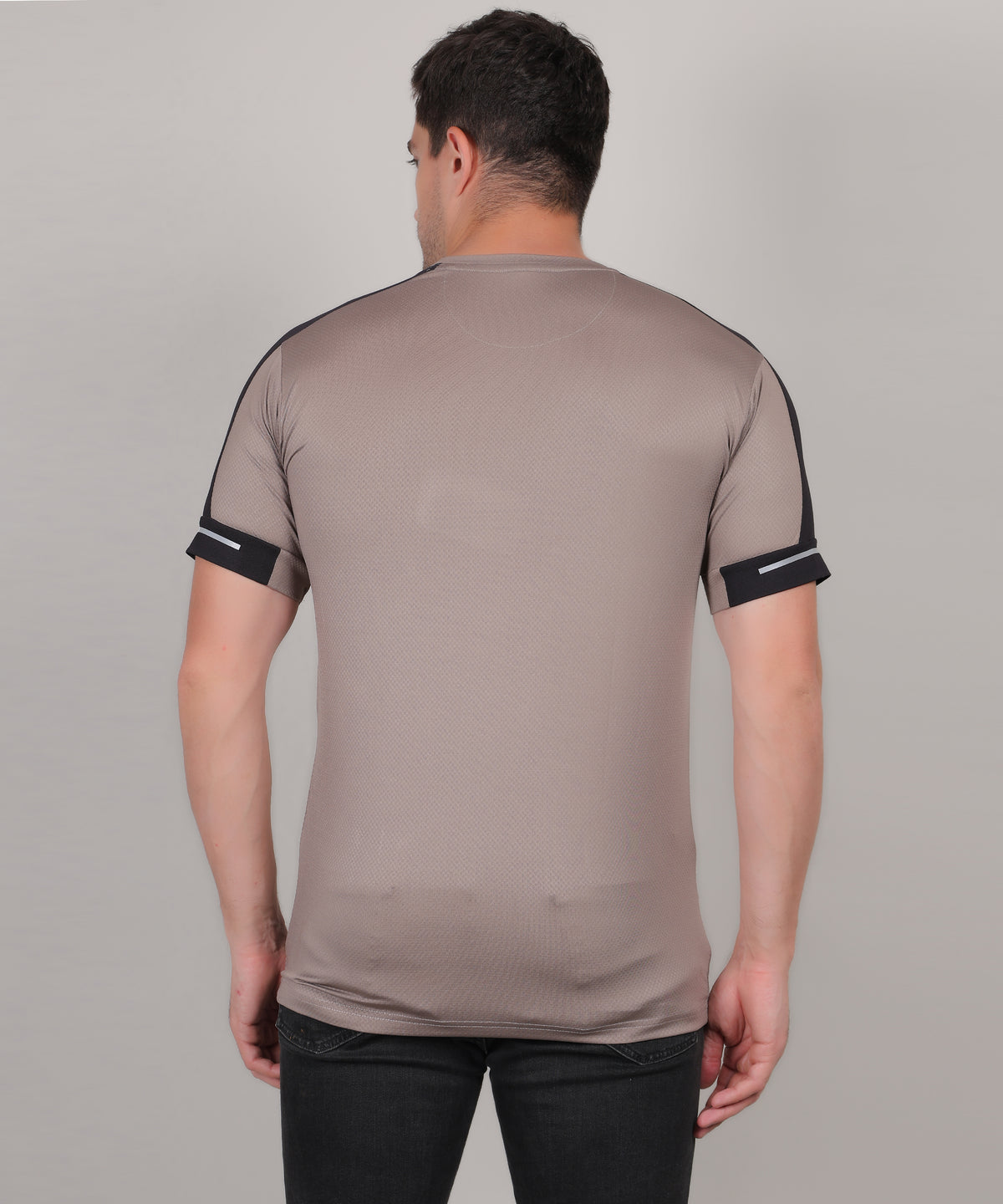SELECT 5170 DRYFIT ROUND NECK  SILVER GREY T-SHIRT