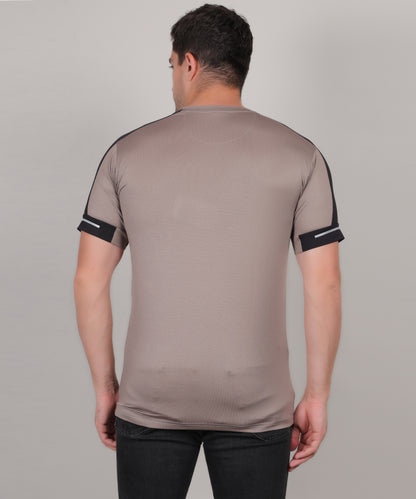 SELECT 5170 DRYFIT ROUND NECK  SILVER GREY T-SHIRT