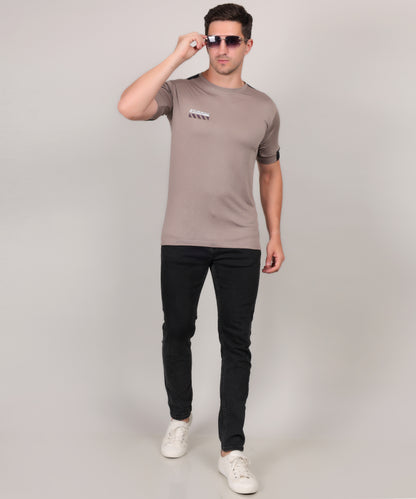 SELECT 5170 DRYFIT ROUND NECK  SILVER GREY T-SHIRT
