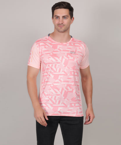 SELECT 5155 ULTRA DRY-FIT ROUND NECK  T-SHIRT PEACH