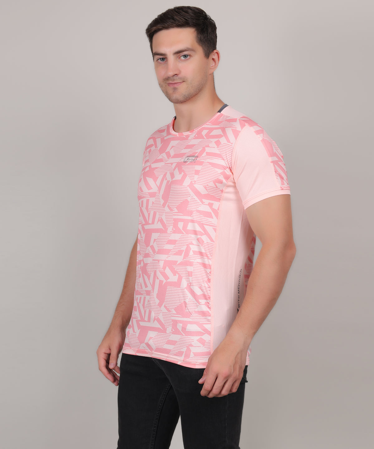SELECT 5155 ULTRA DRY-FIT ROUND NECK  T-SHIRT PEACH
