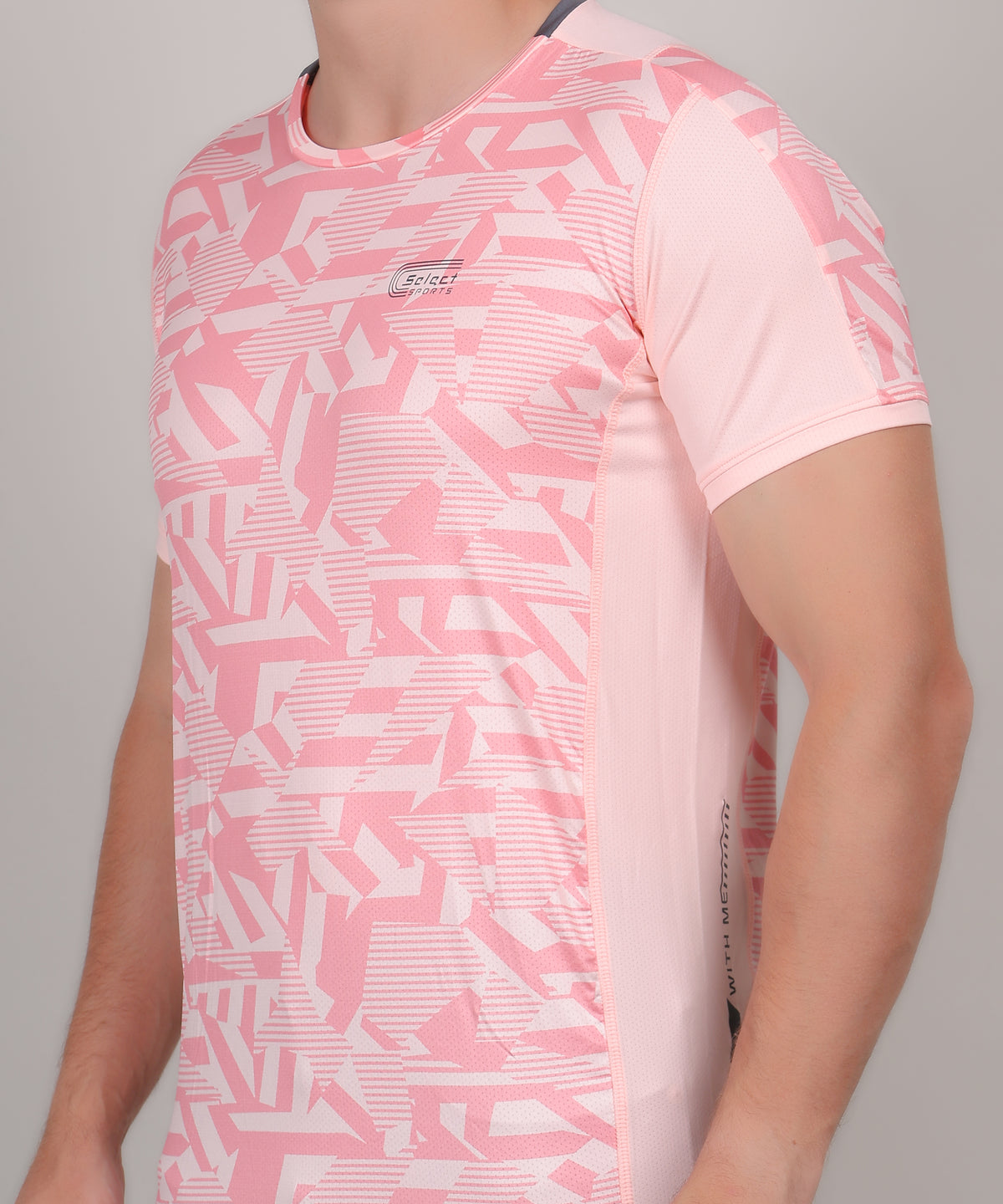 SELECT 5155 ULTRA DRY-FIT ROUND NECK  T-SHIRT PEACH