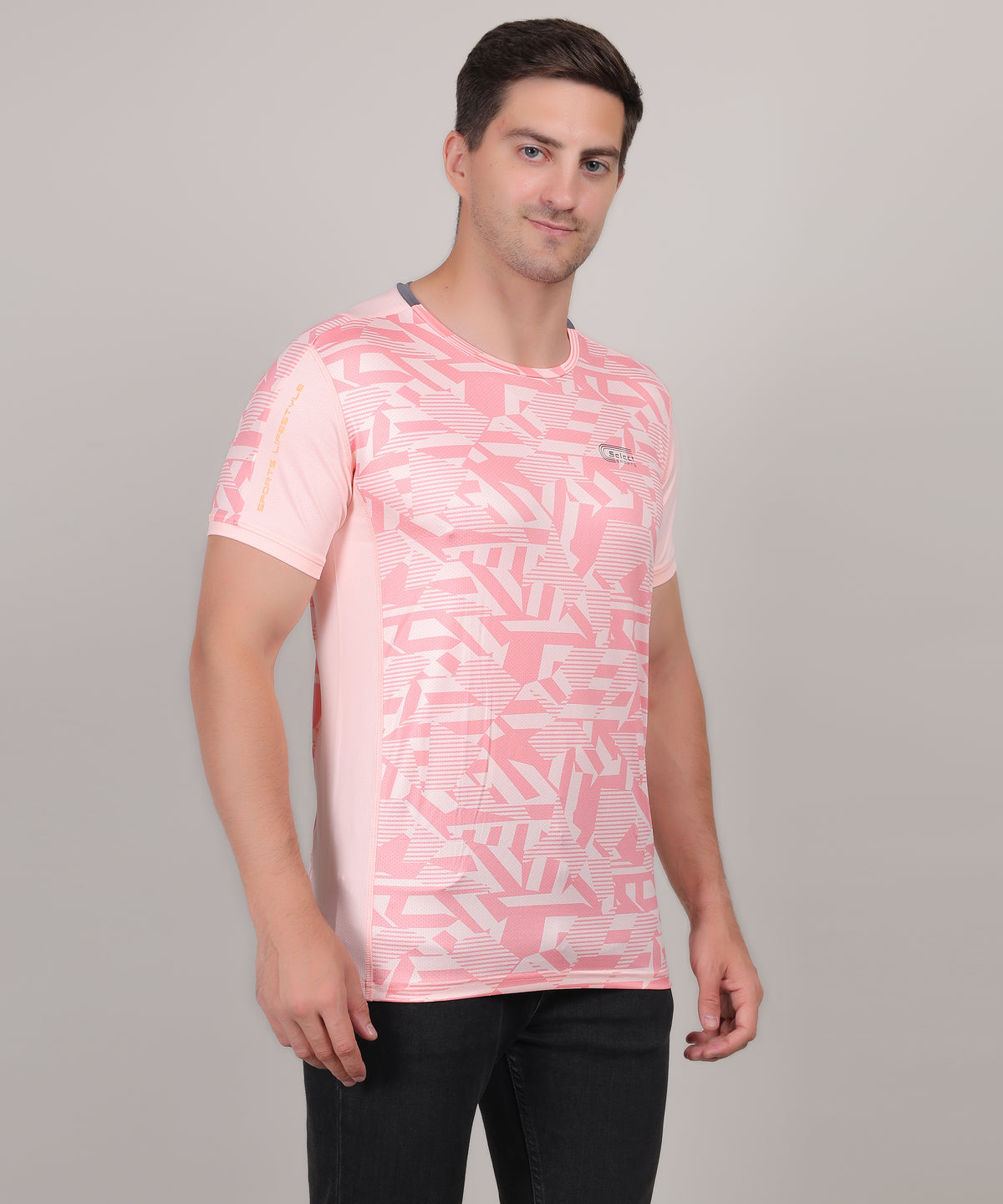 SELECT 5155 ULTRA DRY-FIT ROUND NECK  T-SHIRT PEACH