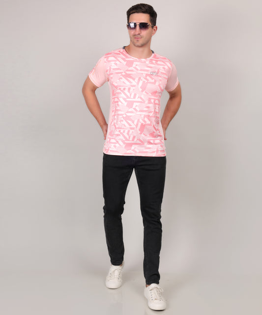SELECT 5155 ULTRA DRY-FIT ROUND NECK  T-SHIRT PEACH