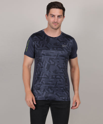SELECT 5155 ULTRA DRY-FIT ROUND NECK T-SHIRT DARK BLUE