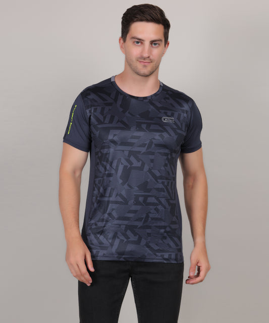 SELECT 5155 ULTRA DRY-FIT ROUND NECK T-SHIRT DARK BLUE
