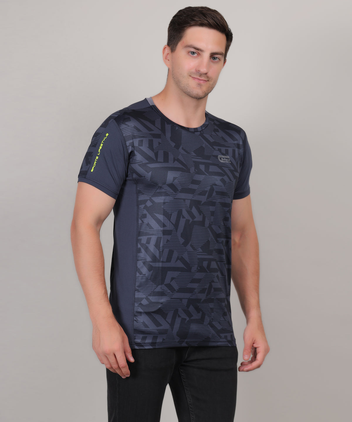 SELECT 5155 ULTRA DRY-FIT ROUND NECK T-SHIRT DARK BLUE