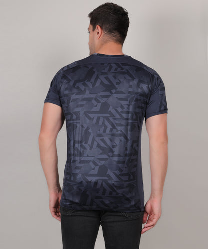 SELECT 5155 ULTRA DRY-FIT ROUND NECK T-SHIRT DARK BLUE