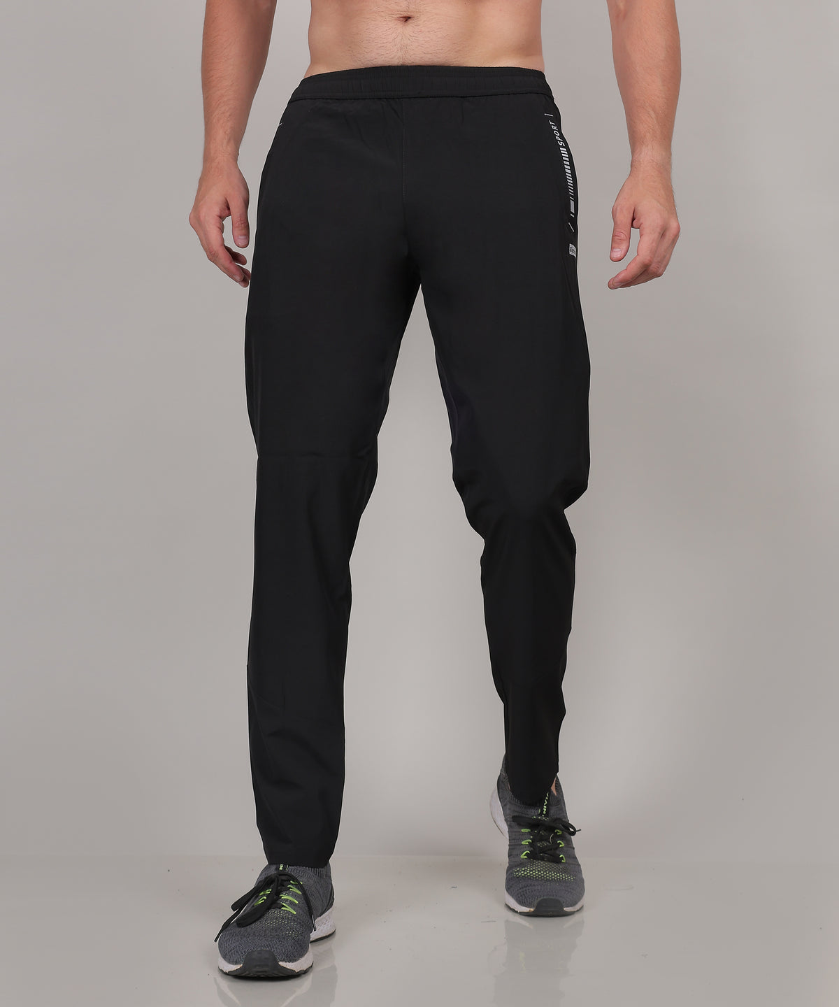 SELECT 8050 SLIMFIT TRAINING NS TRACK PANT BLACK FOR MEN