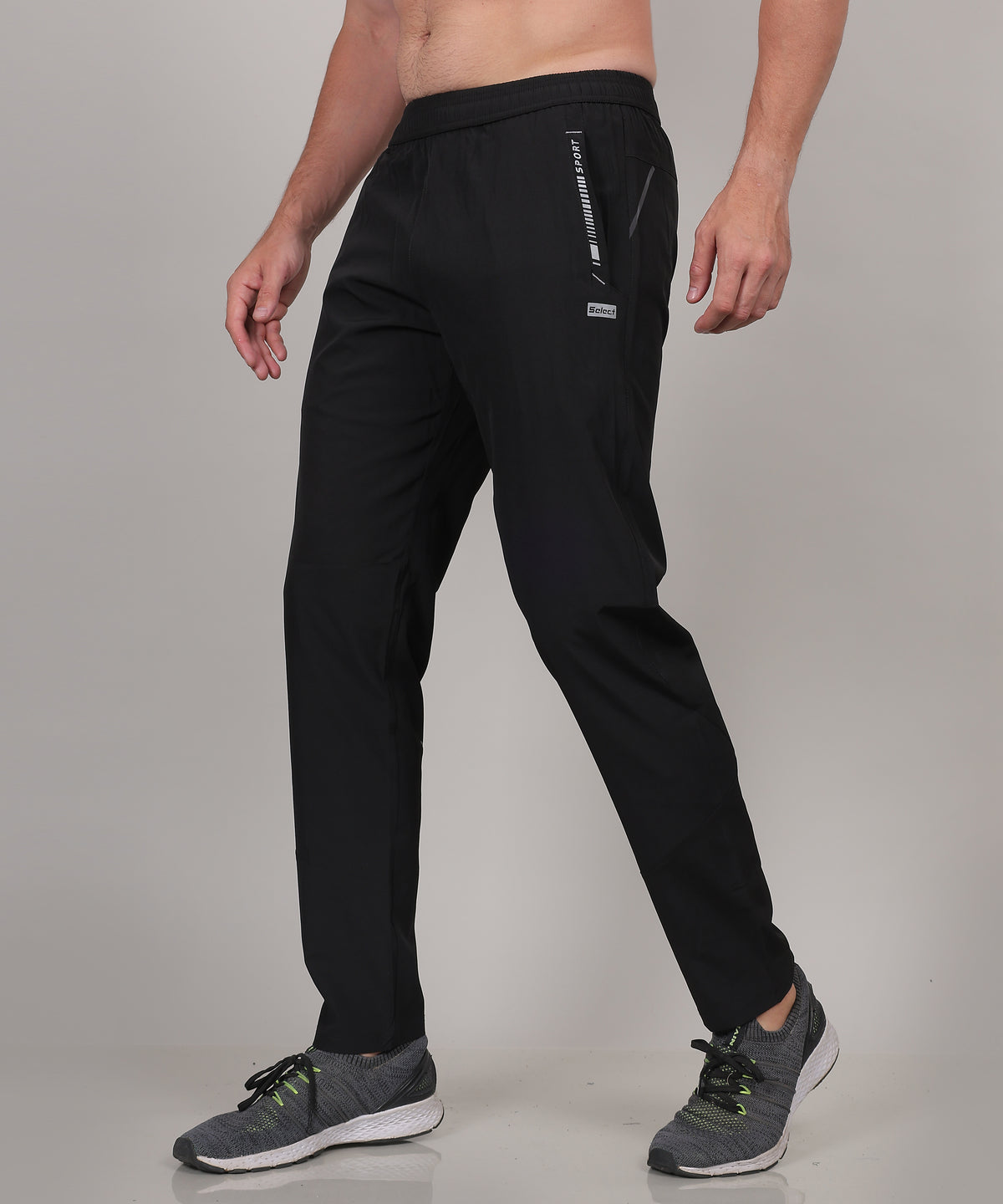 SELECT 8050 SLIMFIT TRAINING NS TRACK PANT BLACK FOR MEN