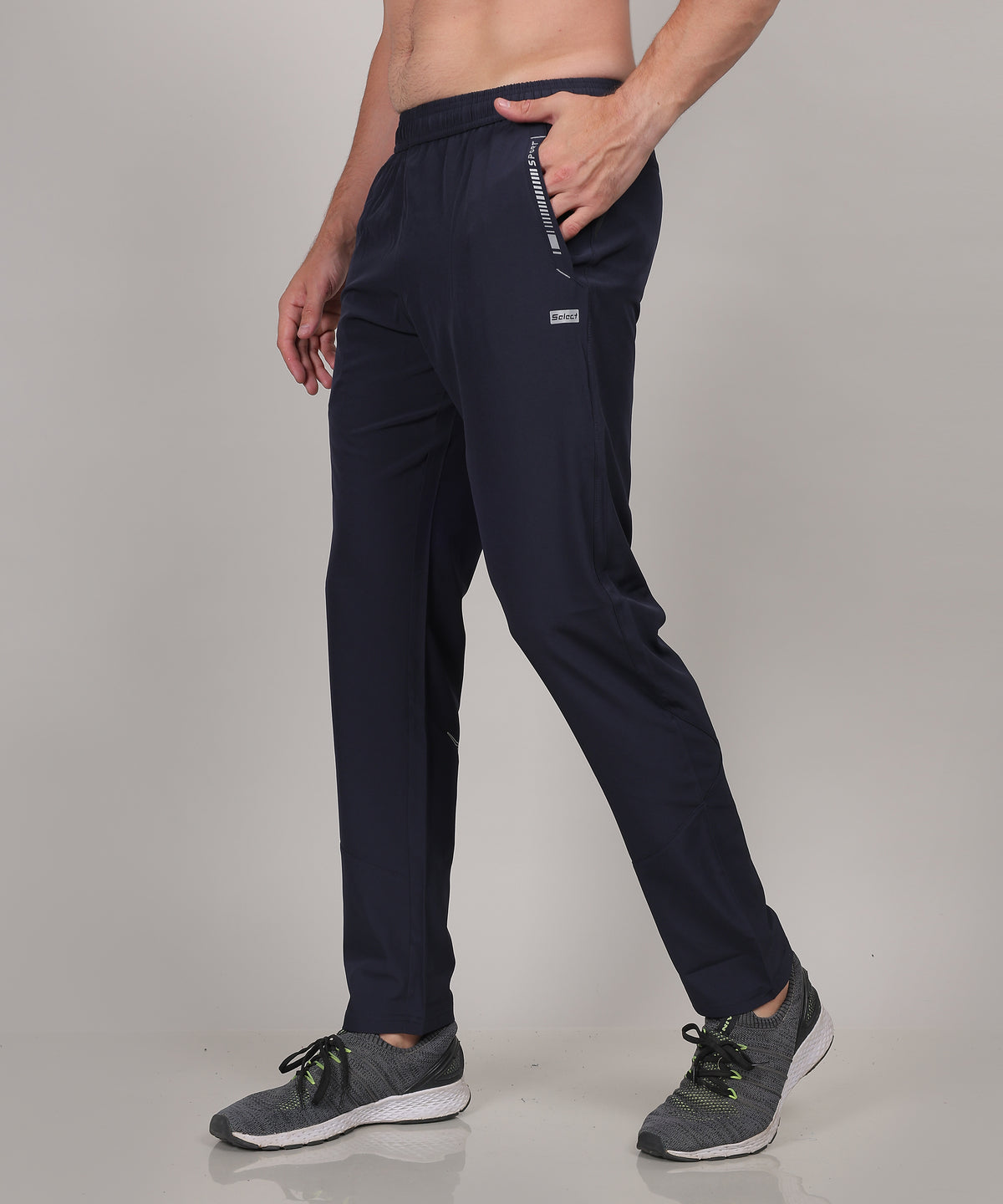 SELECT 8050 SLIMFIT TRAINING NS TRACK PANT NAVY FOR MEN