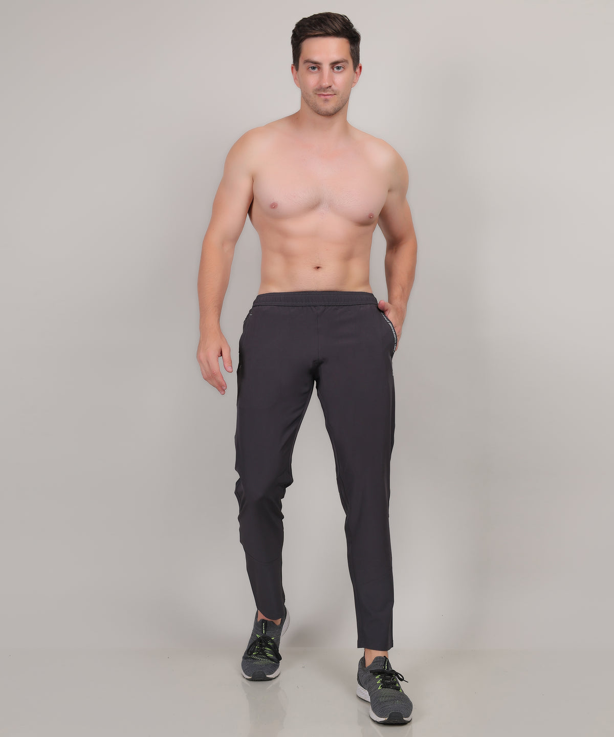 SELECT 8050 SLIMFIT TRAINING NS TRACK PANT GREY FOR MEN