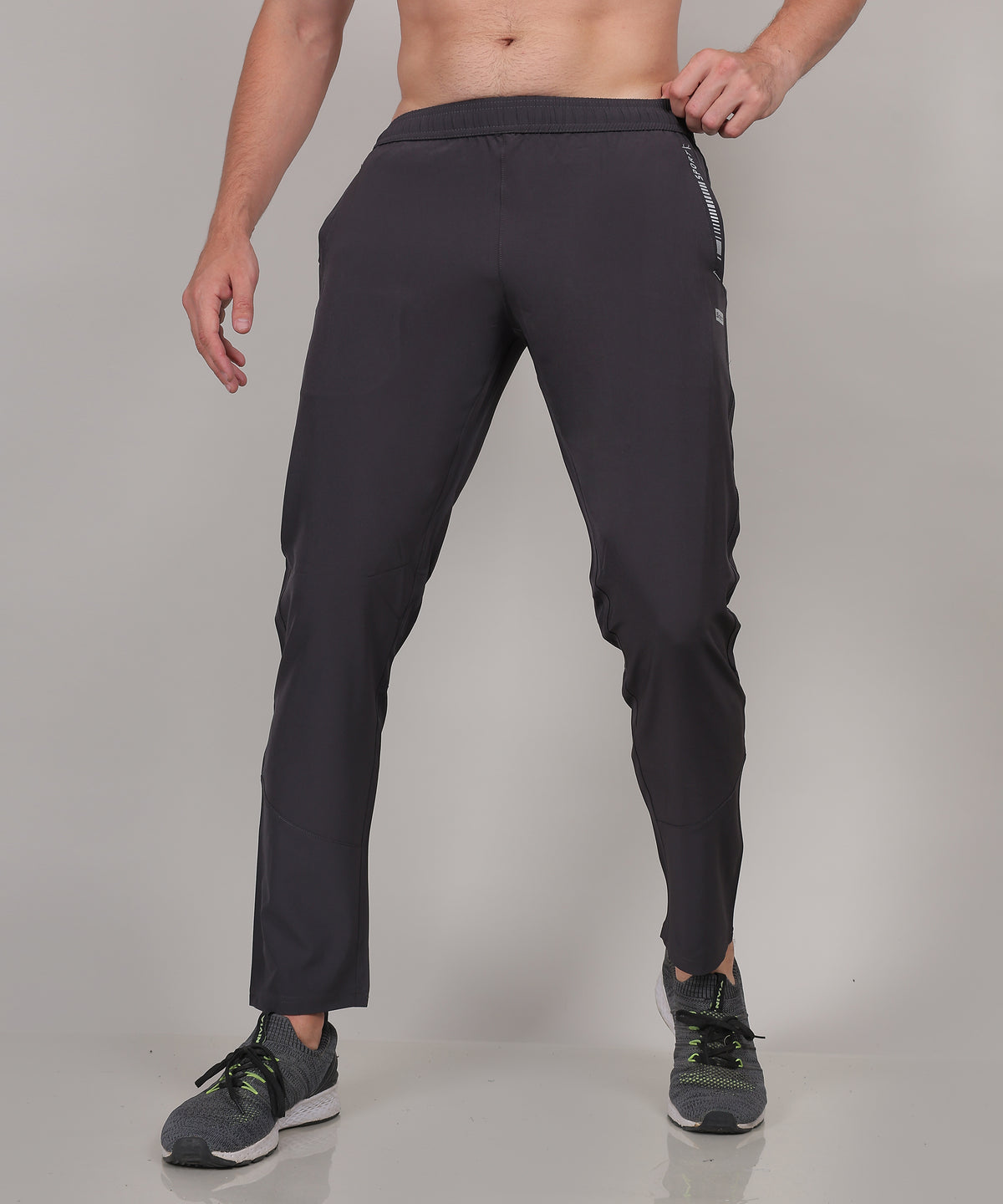 SELECT 8050 SLIMFIT TRAINING NS TRACK PANT GREY FOR MEN