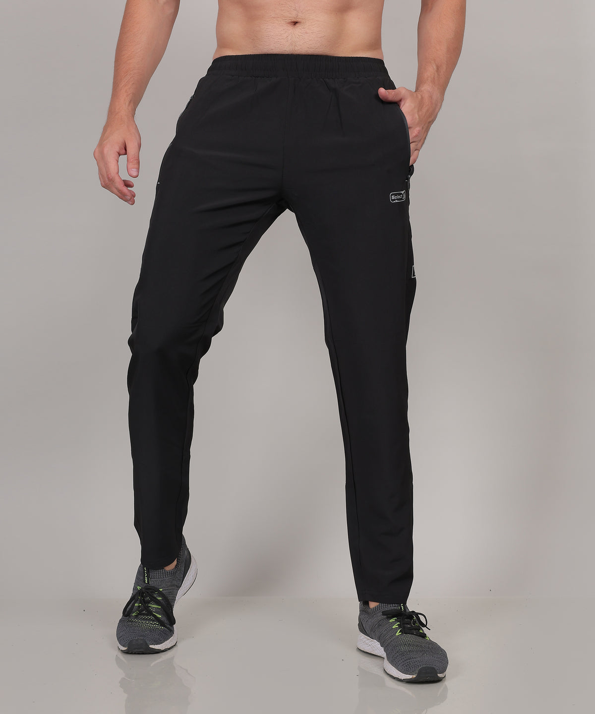 SELECT 8020 LIGHT FABRIC NS TRACK PANT BLACK FOR MEN