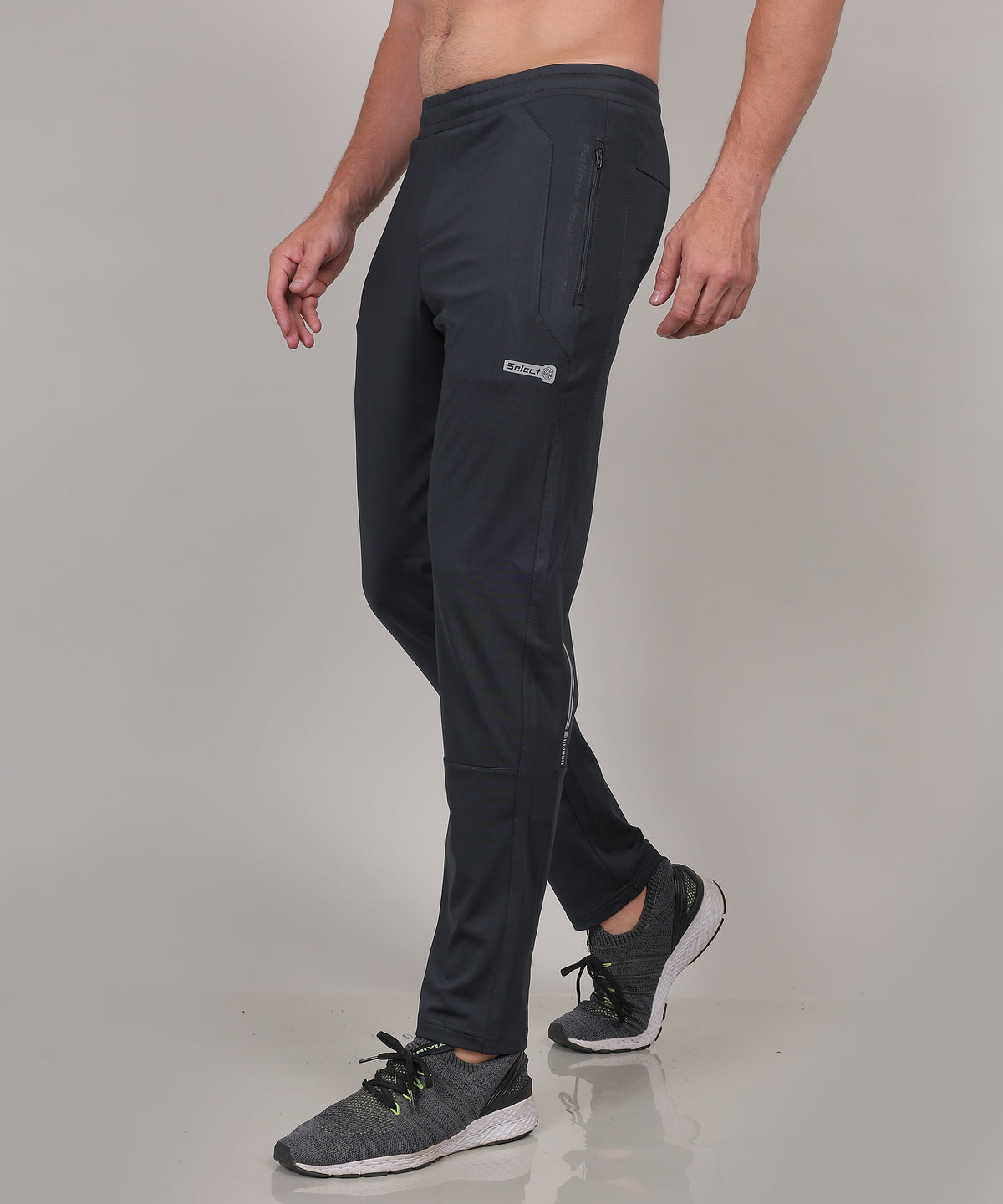SELECT 8270 DRY-FIT FOUR WAY TRACK PANT GREY FOR MEN