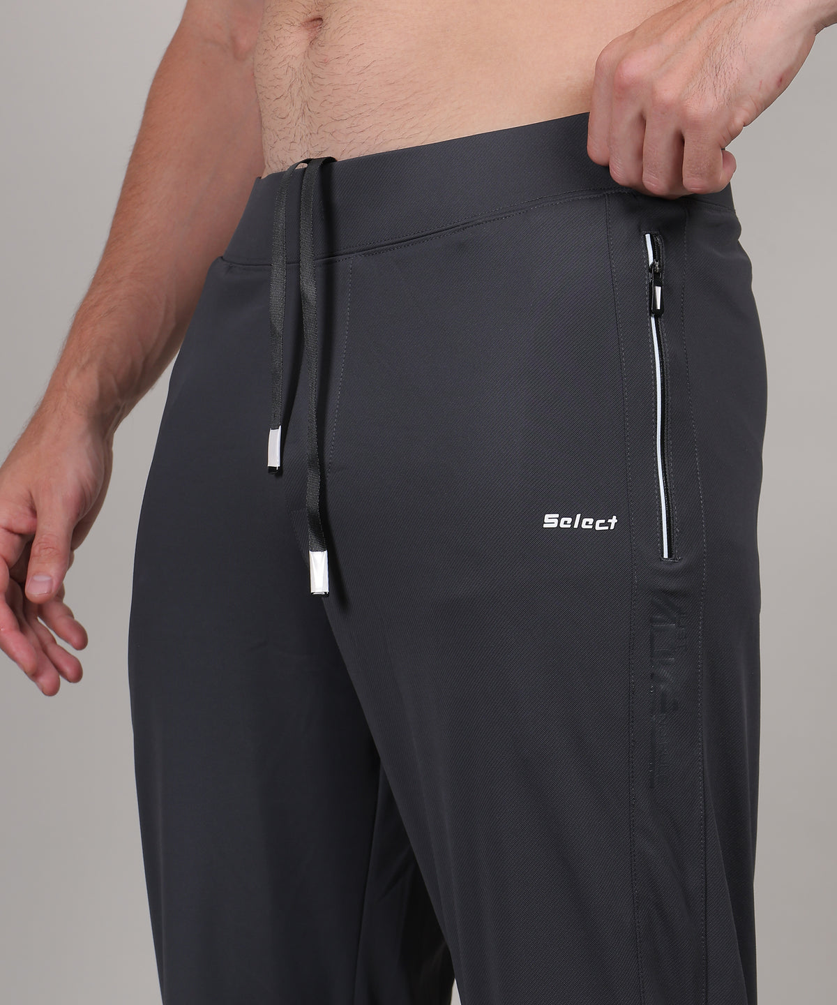 SELECT 8295 PREMIUM ULTRA-DRY FOUR WAY TRACK PANT GREY FOR MEN