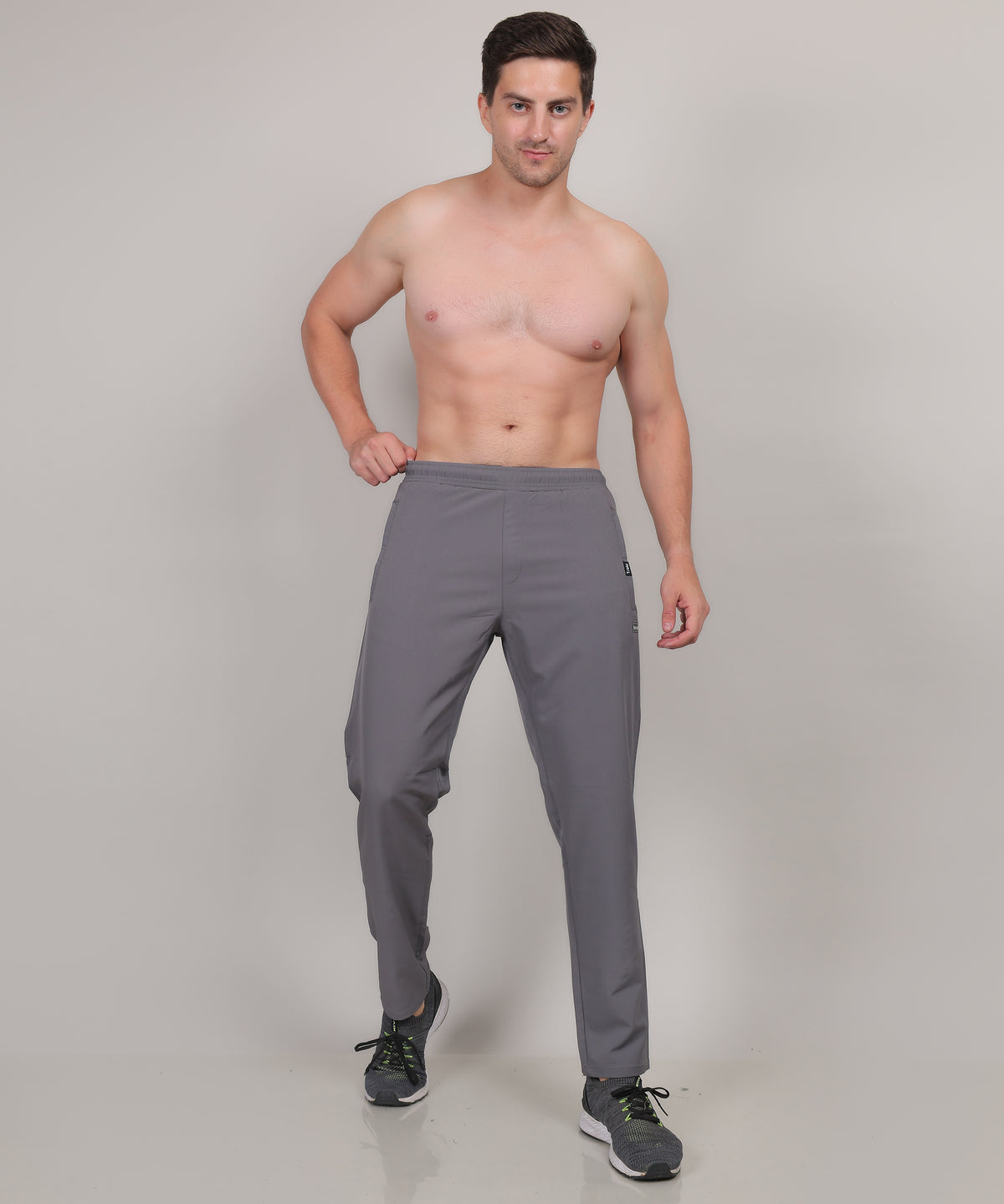 SELECT 9020 TERRY CARGO TRACK PANT GREY FOR MEN