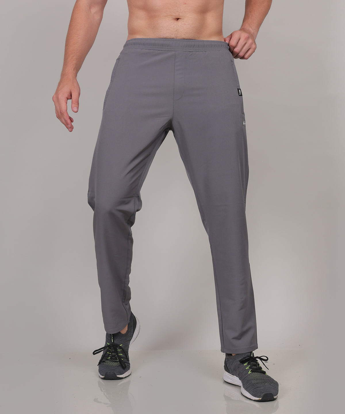 SELECT 9020 TERRY CARGO TRACK PANT GREY FOR MEN