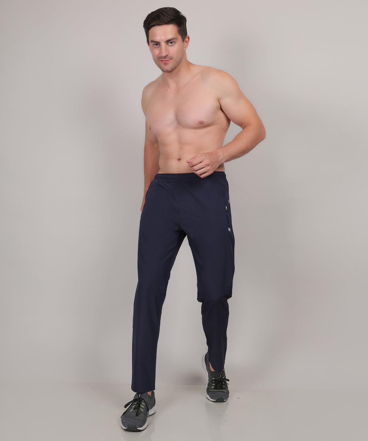 SELECT 9020 TERRY CARGO TRACK PANT NAVY FOR MEN