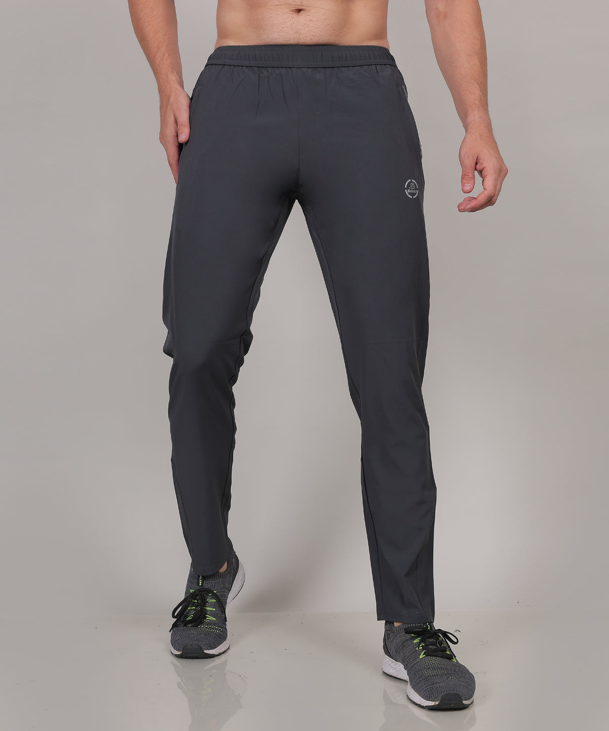 SELECT 8065 REGULAR FIT NS TRACK PANT GREY FOR MEN