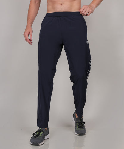 SELECT 8022 STYLISH PIPING NS TRACK PANT NAVY FOR MEN