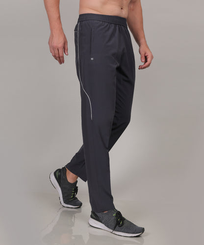 SELECT 8022 STYLISH PIPING NS TRACK PANT GREY FOR MEN