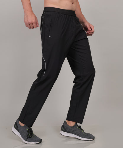 SELECT 8022 STYLISH PIPING NS TRACK PANT BLACK FOR MEN