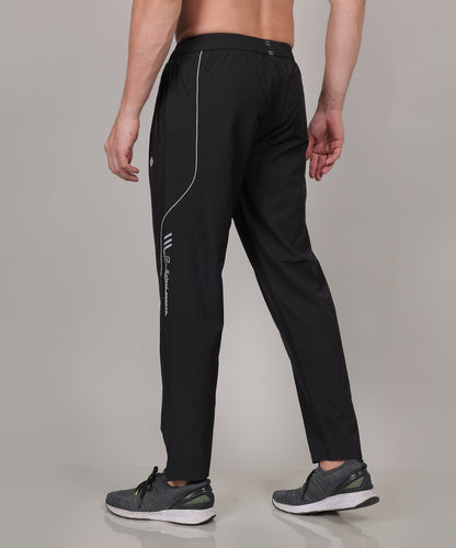 SELECT 8022 STYLISH PIPING NS TRACK PANT BLACK FOR MEN