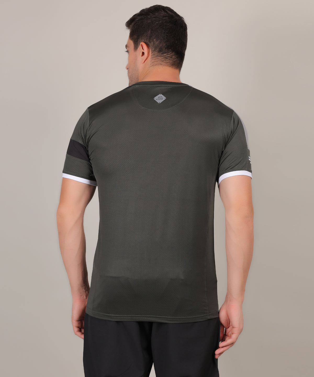 SELECT 5140 DRYFIT POLYSTER ROUND NECK OLIVE T-SHIRT