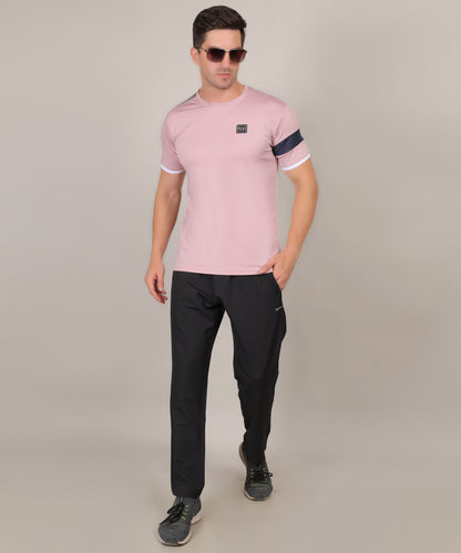 SELECT 5140 DRYFIT POLYSTER ROUND NECK PINK T-SHIRT