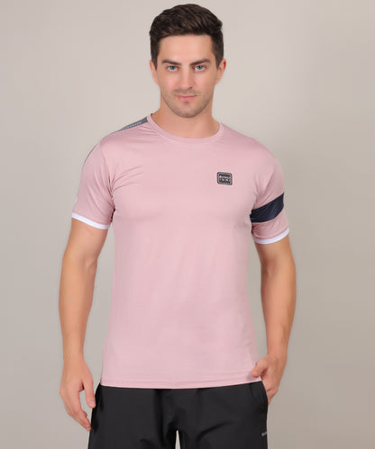 SELECT 5140 DRYFIT POLYSTER ROUND NECK PINK T-SHIRT