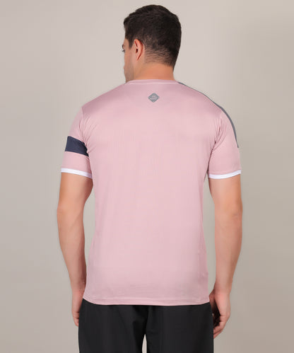 SELECT 5140 DRYFIT POLYSTER ROUND NECK PINK T-SHIRT