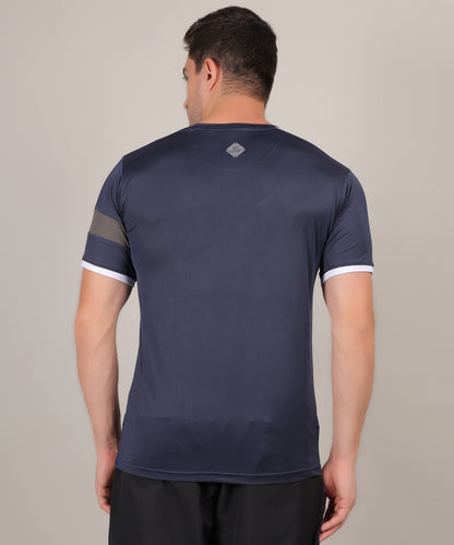 SELECT 5140 DRYFIT POLYSTER ROUND NECK VIOLET T-SHIRT