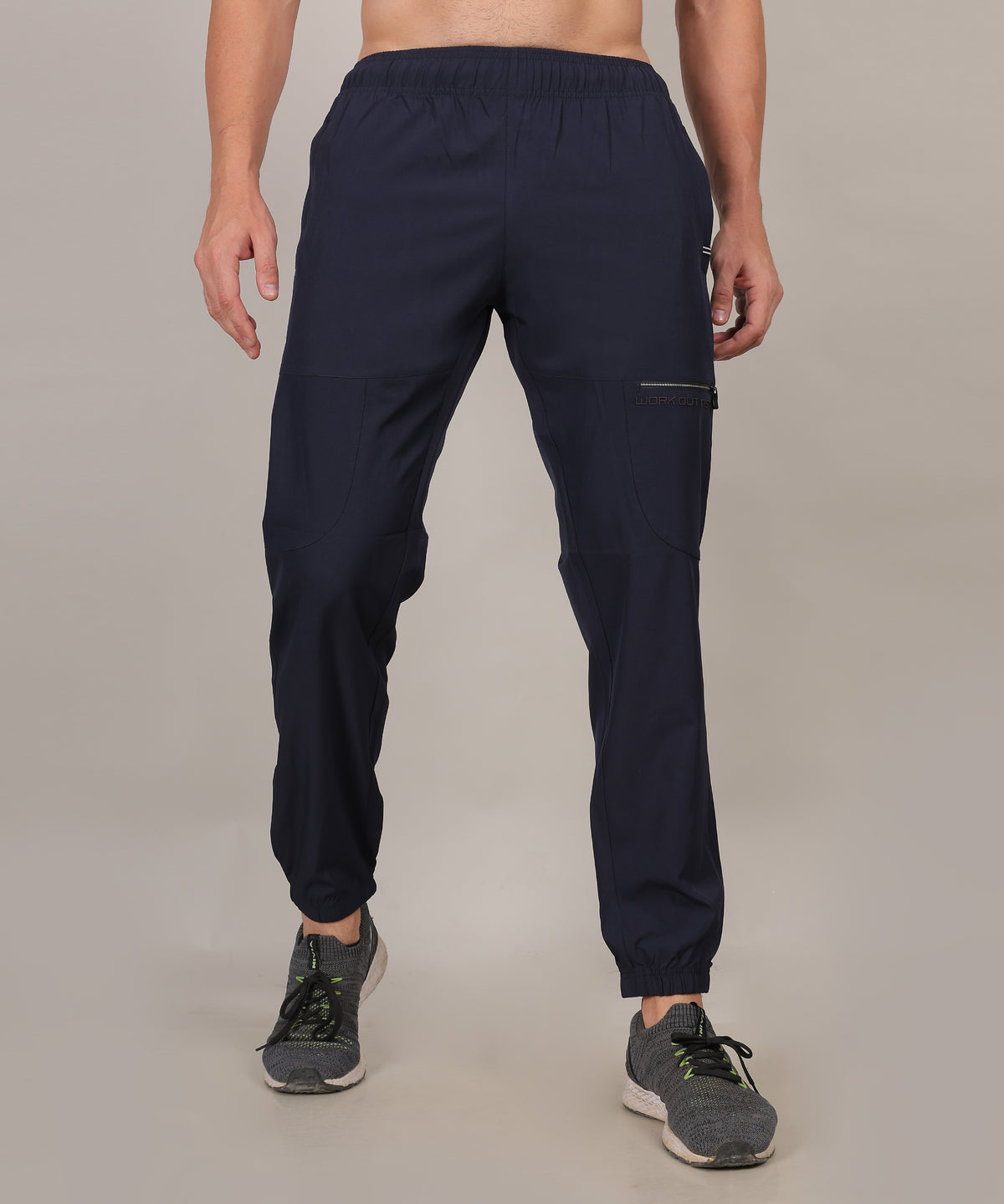 SELECT 9002 JOGGER NS  SPORTS TRACK PANT NAVY BLUE FOR MEN