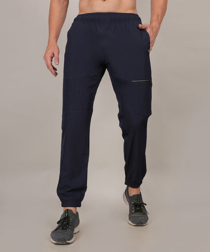 SELECT 9002 JOGGER NS  SPORTS TRACK PANT NAVY BLUE FOR MEN