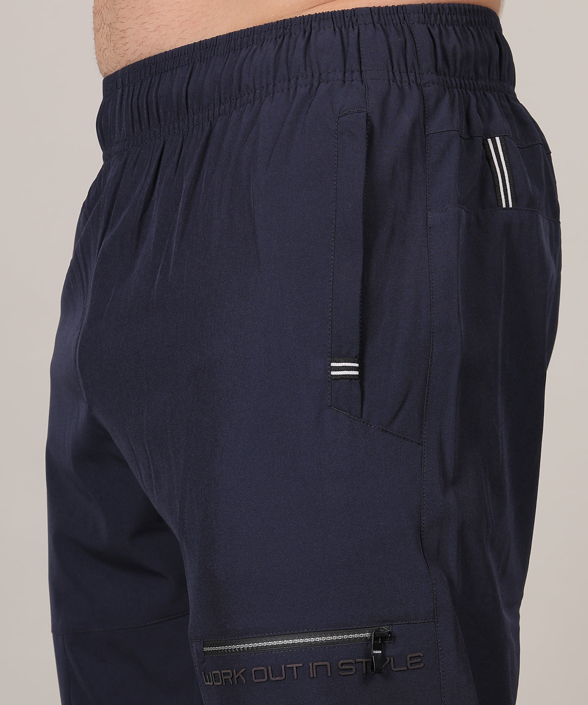 SELECT 9002 JOGGER NS  SPORTS TRACK PANT NAVY BLUE FOR MEN