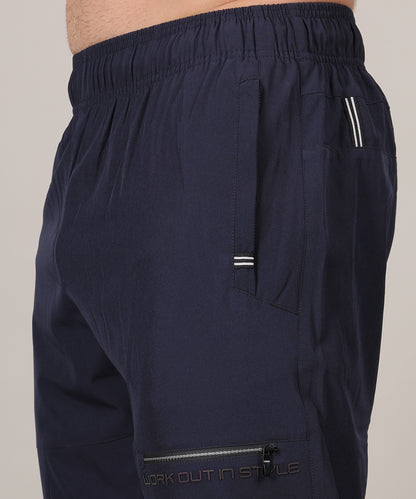 SELECT 9002 JOGGER NS  SPORTS TRACK PANT NAVY BLUE FOR MEN
