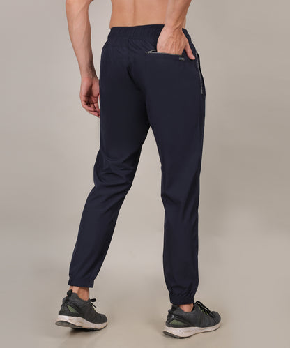 SELECT 9002 JOGGER NS  SPORTS TRACK PANT NAVY BLUE FOR MEN