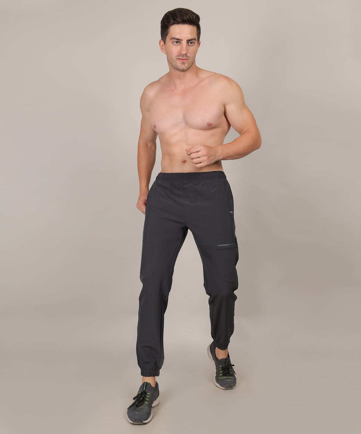 SELECT 9002 JOGGER NS SPORTS TRACK PANT GREY FOR MEN