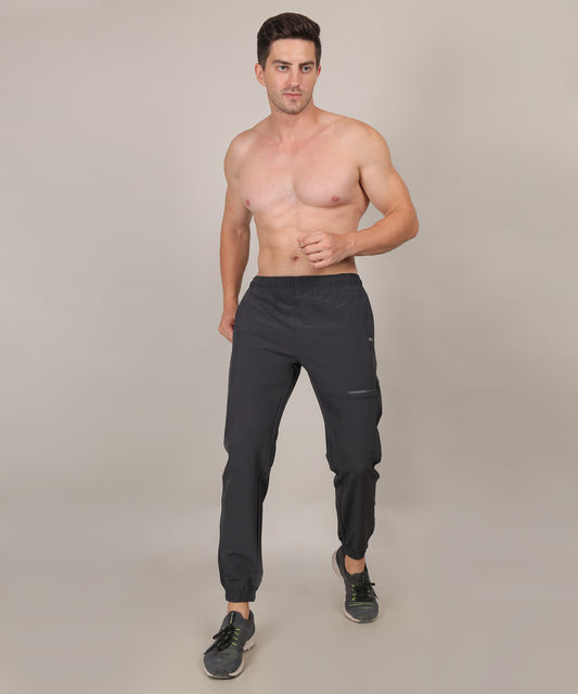 SELECT 9002 JOGGER NS SPORTS TRACK PANT GREY FOR MEN