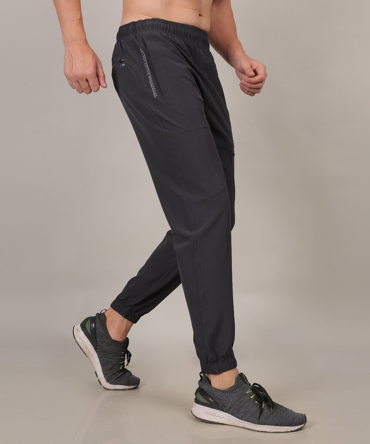 SELECT 9002 JOGGER NS SPORTS TRACK PANT GREY FOR MEN